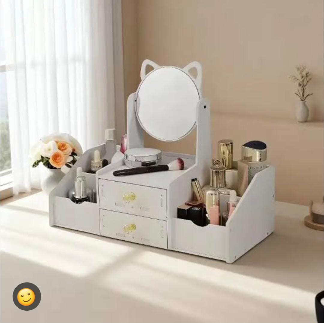 ORGANIZADOR DE MAQUILLAJE GATITO